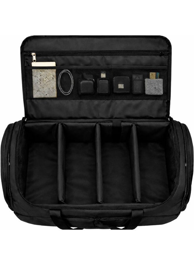 Sneakkool Sneaker Travel Bag for 4 Pairs Shoes with Adjustable Dividers | Shoe Organizer Duffel with Gadget Compartment | Ideal for Sneakers, Sports & Travel - Image 5